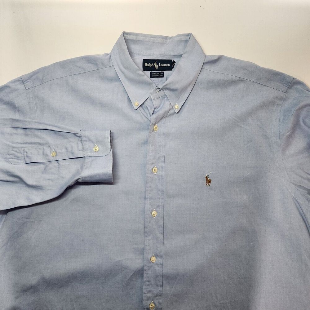 RALPH LAUREN YARMOUTH LONG SLEEVE BUTTON DOWN SIZE 18 (XL)